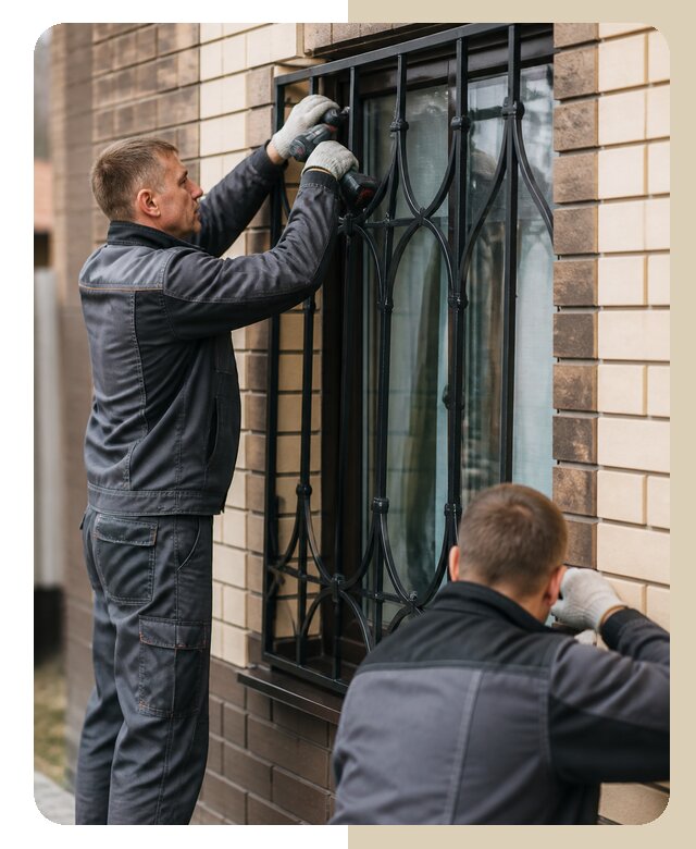 Установка решеток в дом в Нововоронеже по цене от 3542 р. | ДвериЛегко-Нвв