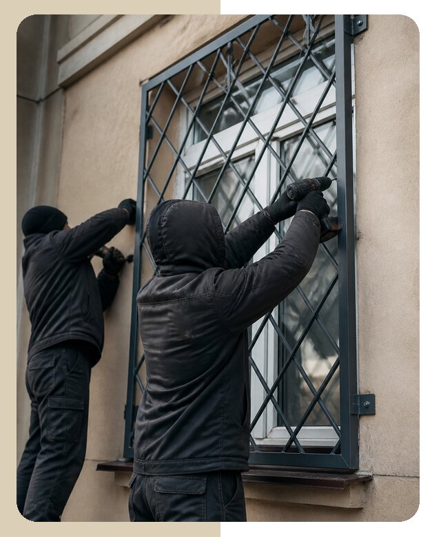Установка антивандальных решеток на окна в Нововоронеже